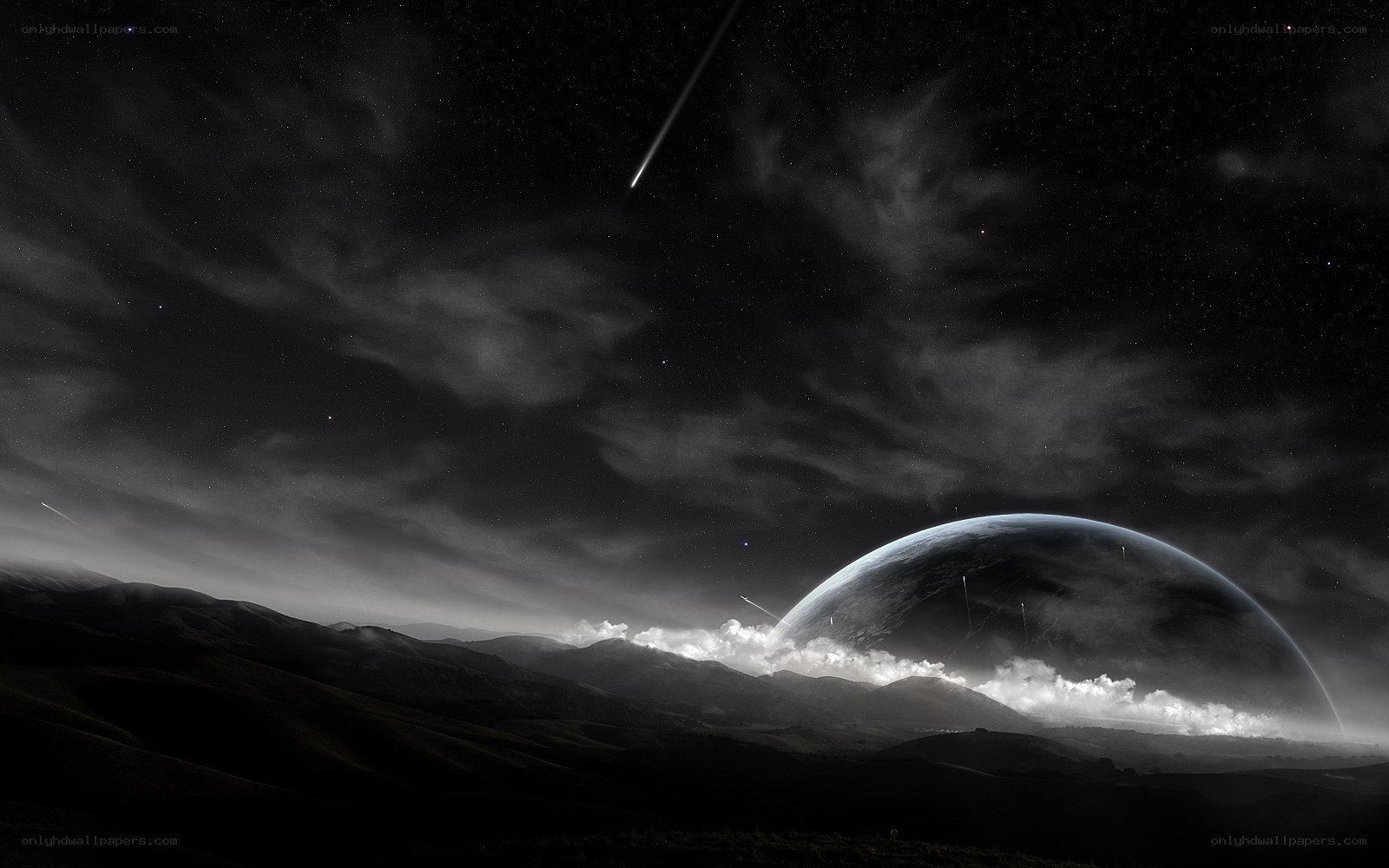 alien planet landscape