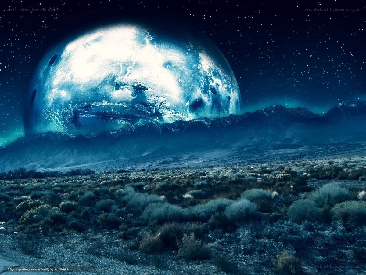 alien planet landscape