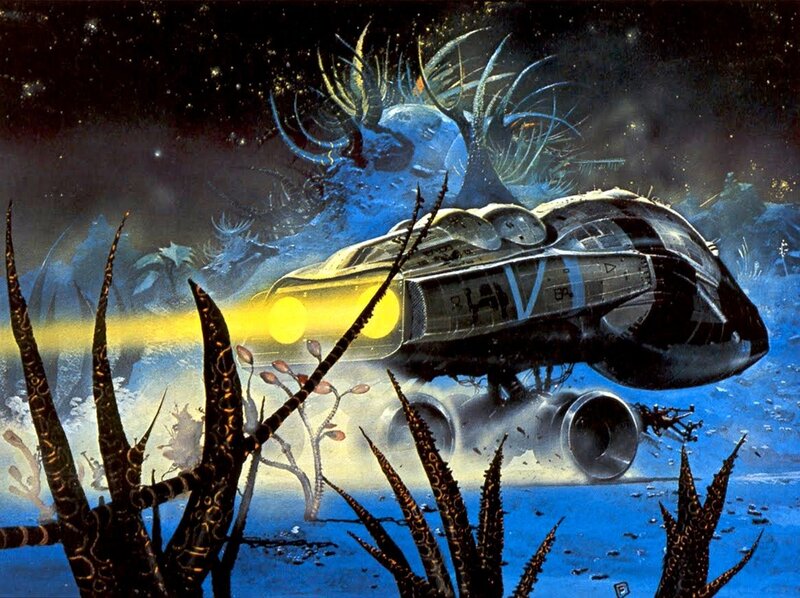alien planet spacecraft landing