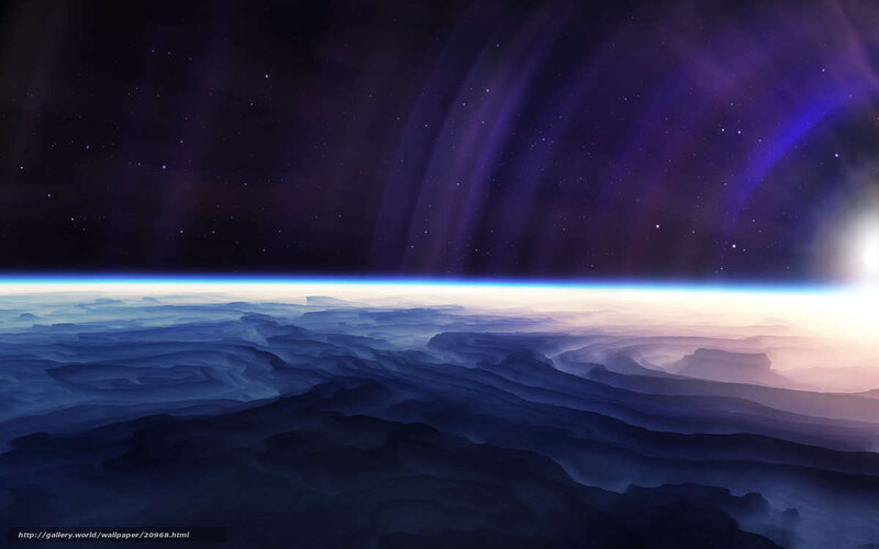Alien Planet Surface — Purple, Dramatic