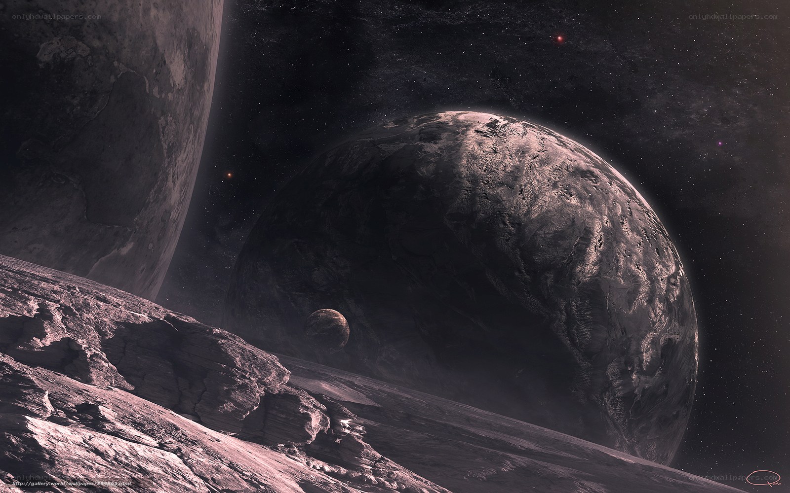 alien planets in space