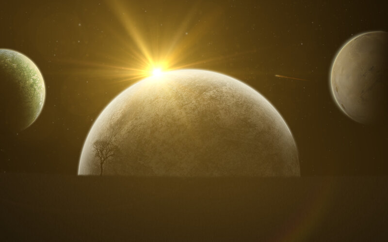 alien planets with sun