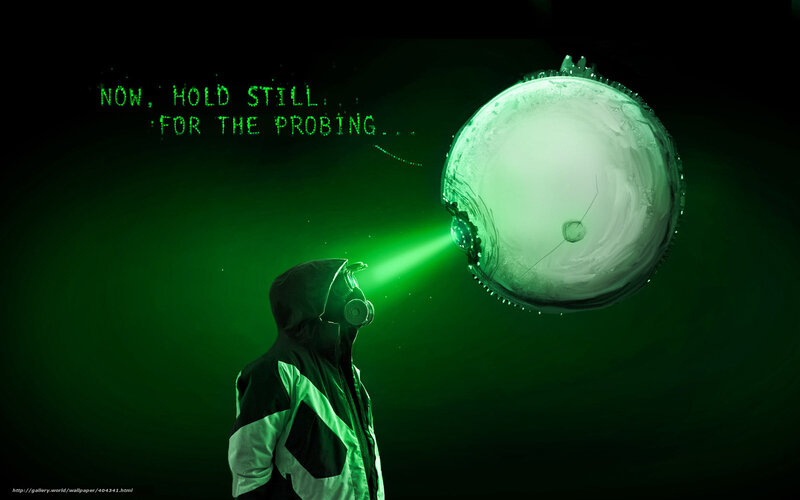 alien probing scene