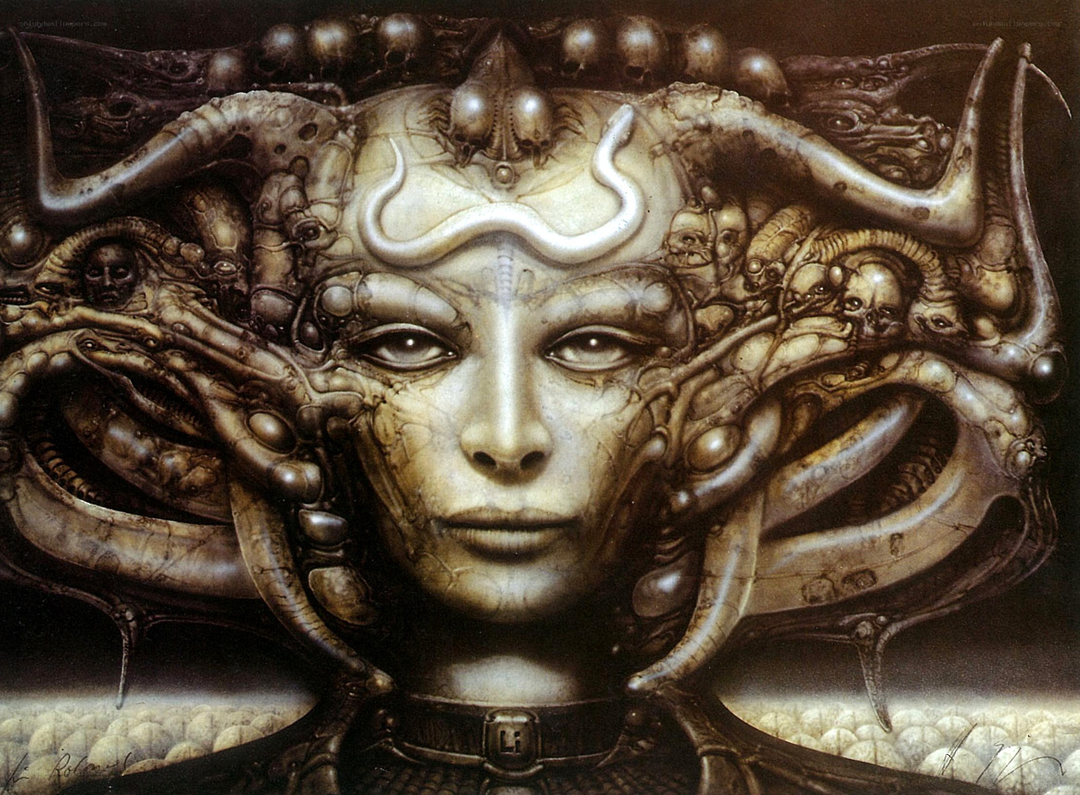 alien queen portrait