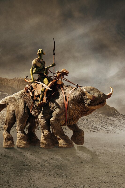 alien rider on a beast