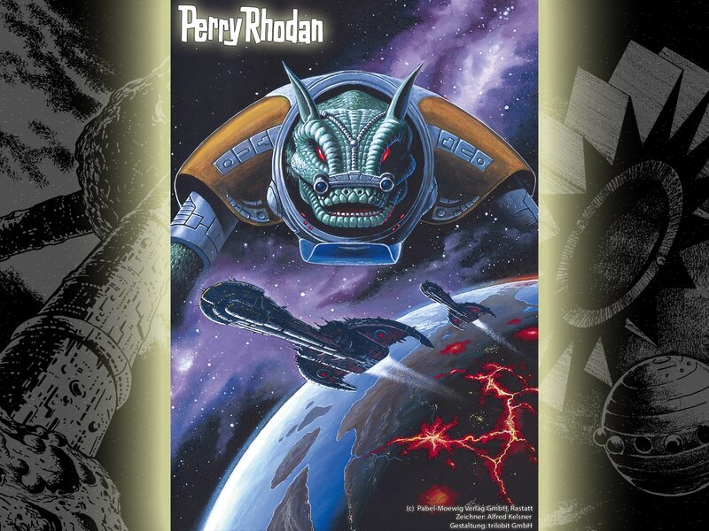 Alien Robot in Space