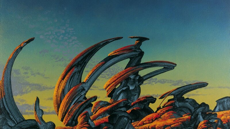 Alien Rock Formations — Blue, Dramatic