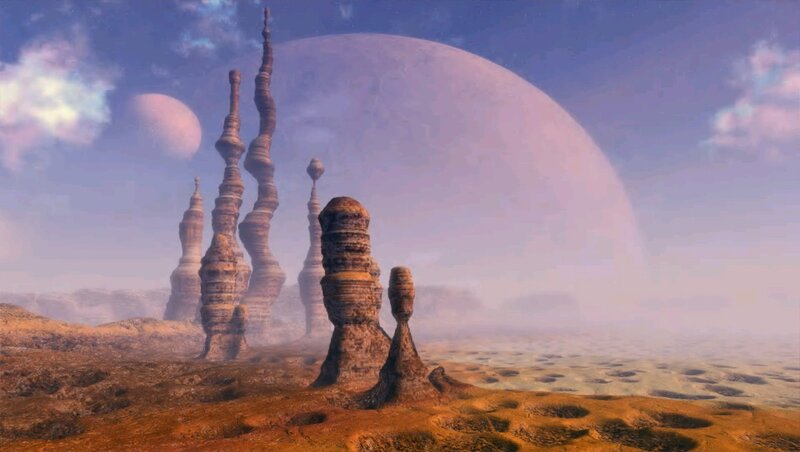 Alien Rock Formations — Purple, Serene