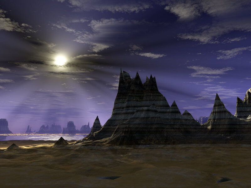 Alien Rock Formations