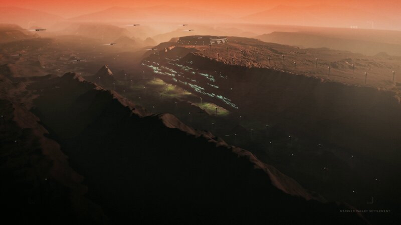 Alien Settlement on Canyon