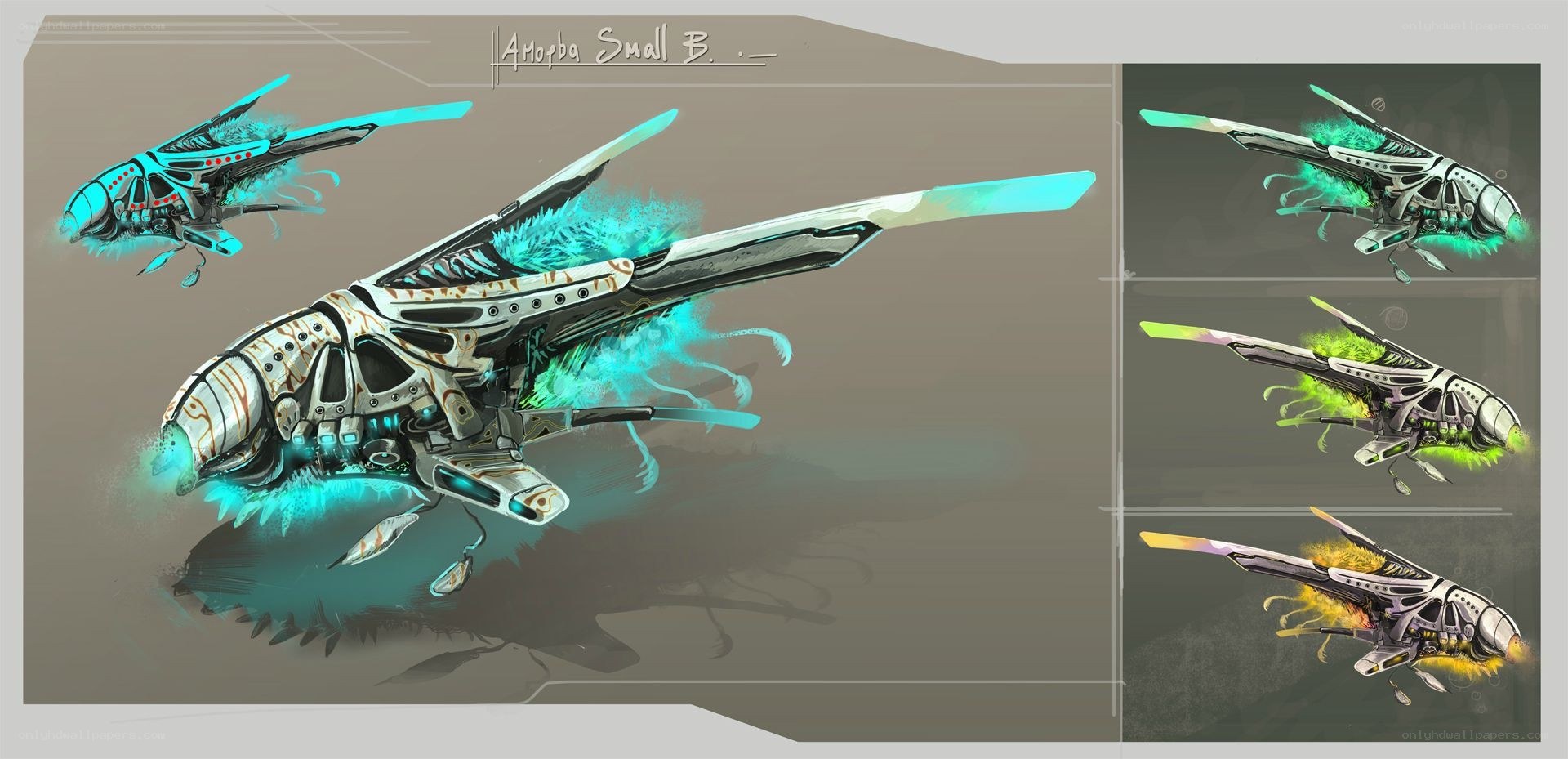 Alien ship concept art