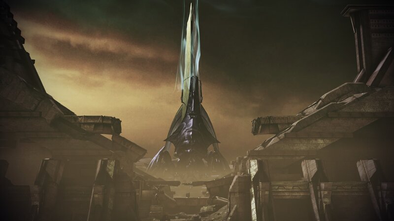Alien Ship in Ruins
