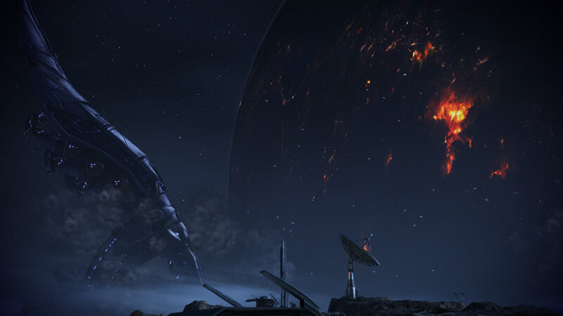 Alien Ship on Planet