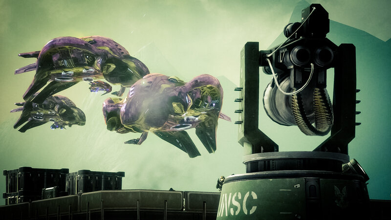 Alien Ships Attacking