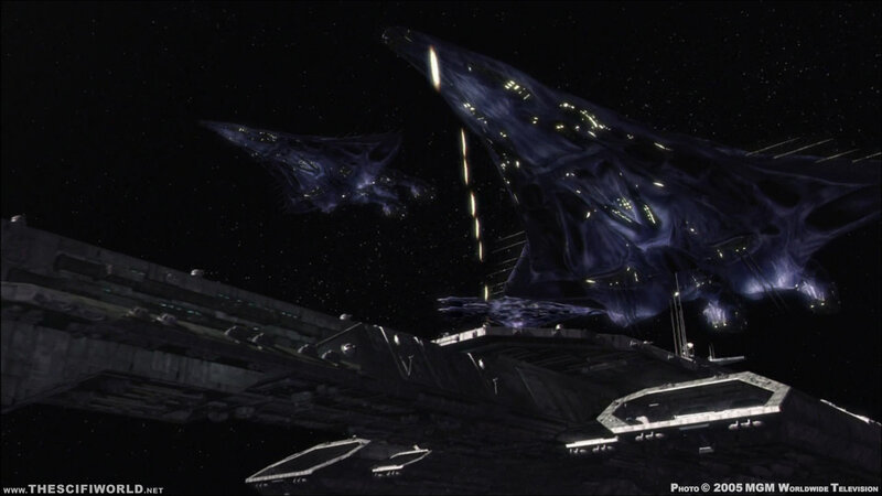 alien ships in space