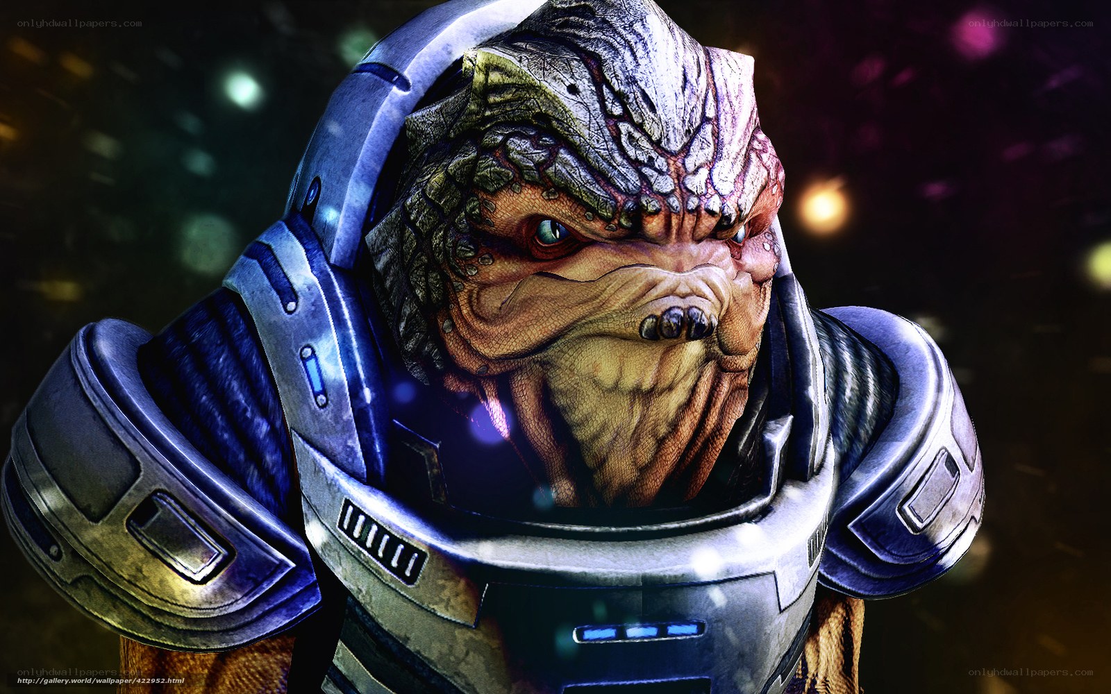 alien soldier in futuristic armor