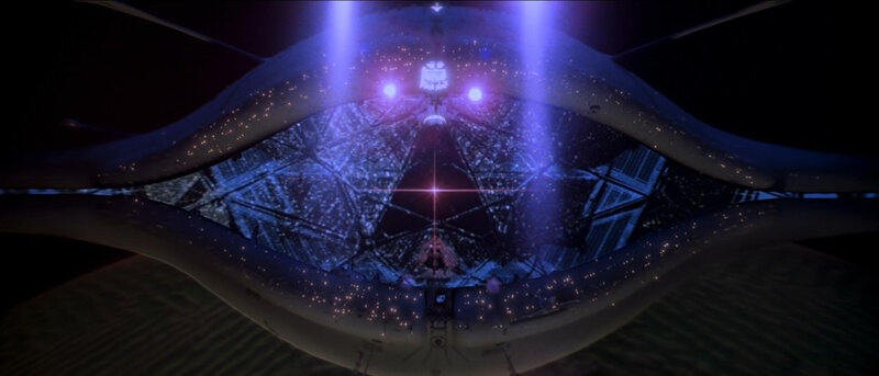 Alien Spacecraft Interior — Blue