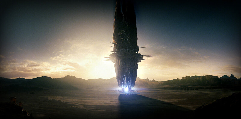 alien spacecraft landing