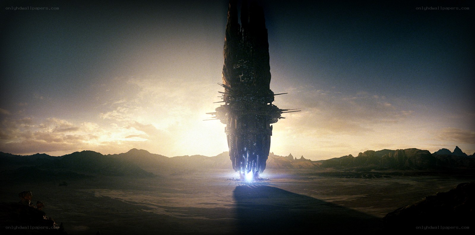 alien spacecraft landing