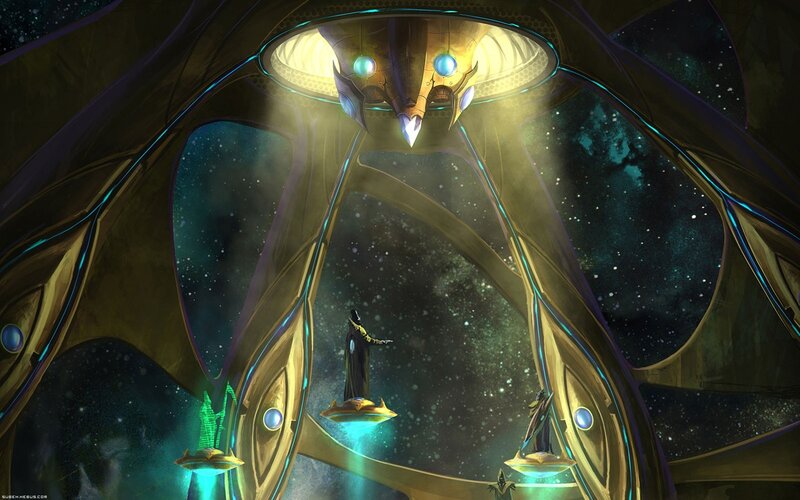 alien spaceship interior