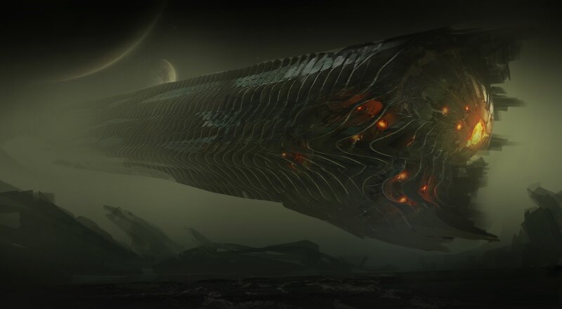 Alien Spaceship Wreckage