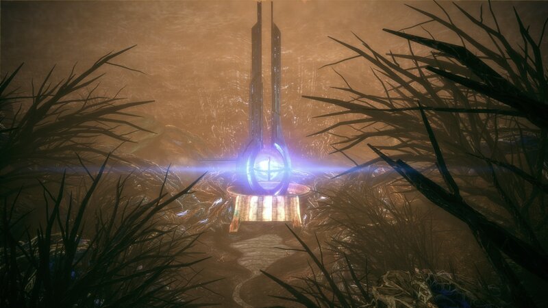 alien structure in alien landscape
