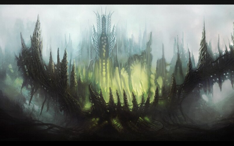 Alien Structure in Fog