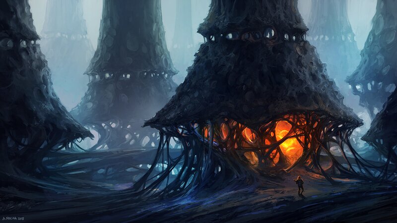 Alien Structure in Forest