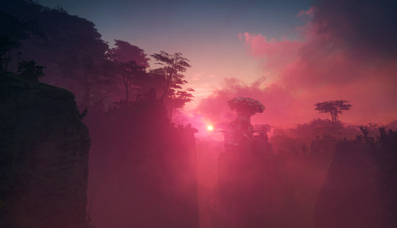 Alien Structure in Jungle