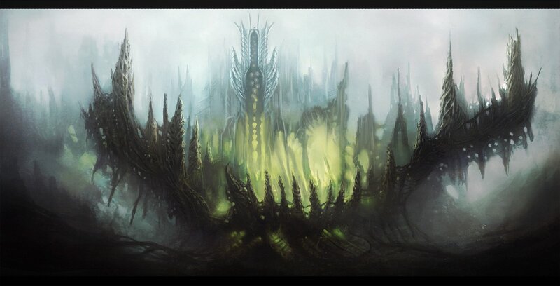Alien Structure in Mist