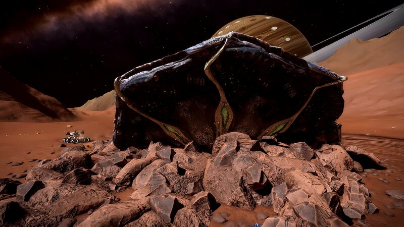 Alien Structure on Desert Planet