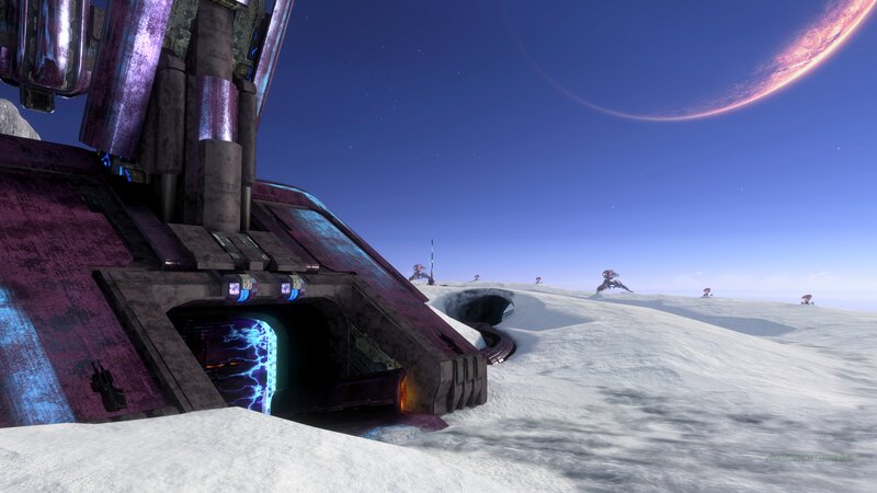 Alien Structure on Snow