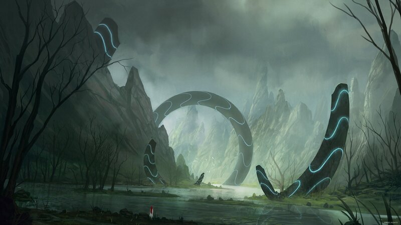Alien Structures in Swamp