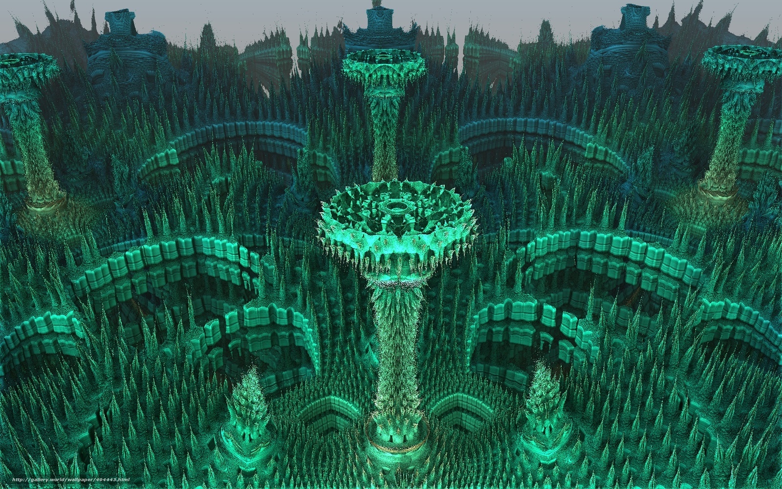 alien temple complex