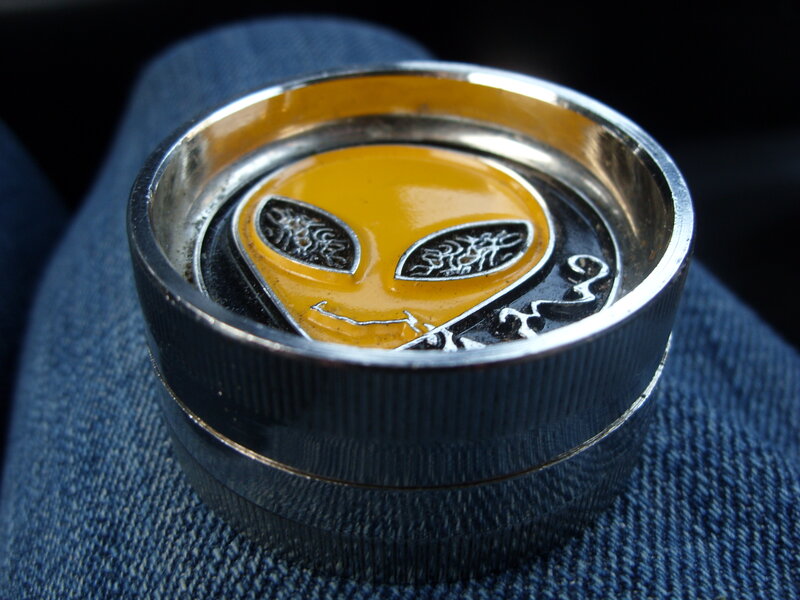 alien-themed grinder