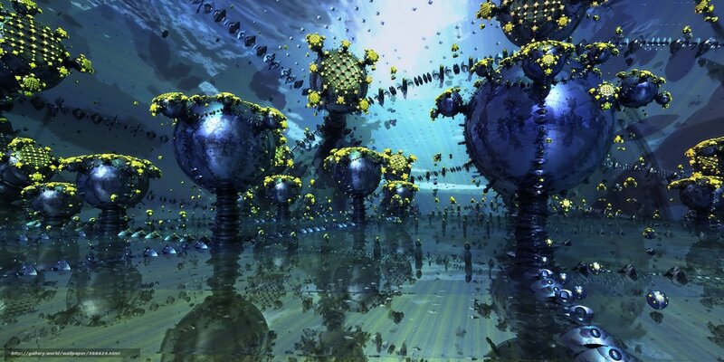 Alien Underwater Structures