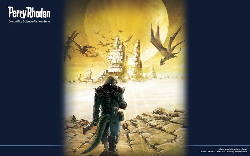 Alien Warrior on Alien Planet — Yellow