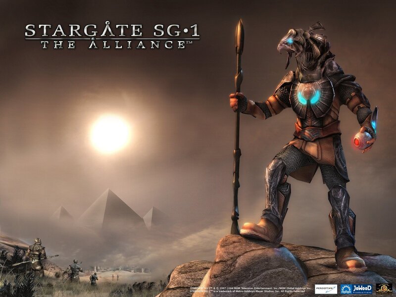 Alien Warrior on Rock