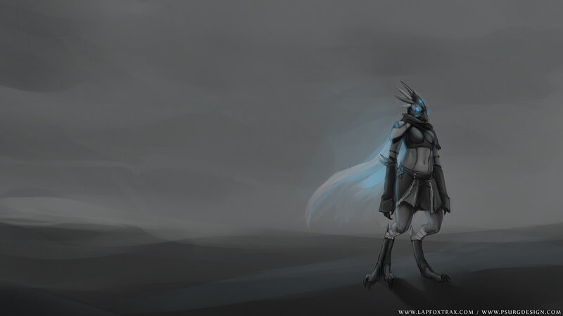 Alien Warrior Standing
