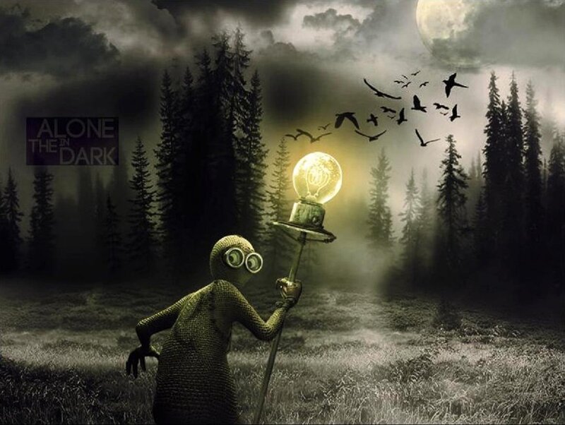 Alien with Light Bulb