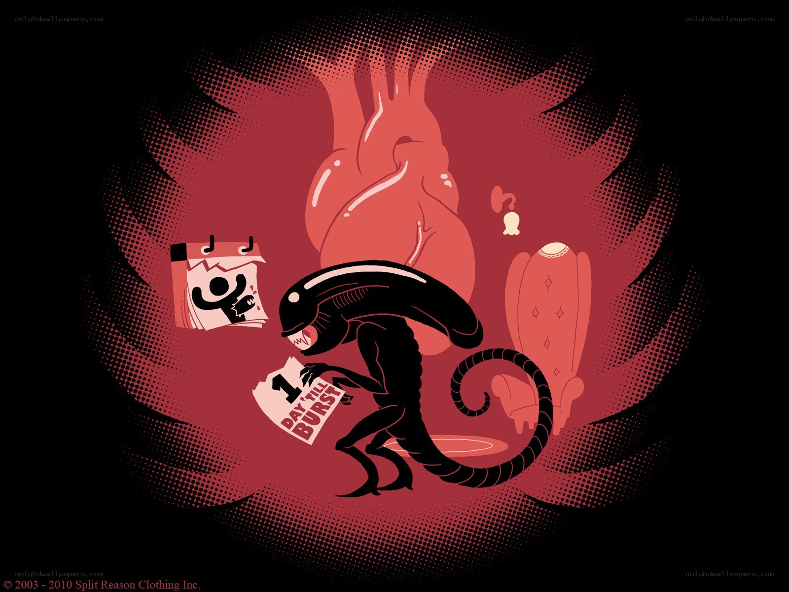 Alien with pay day notice
