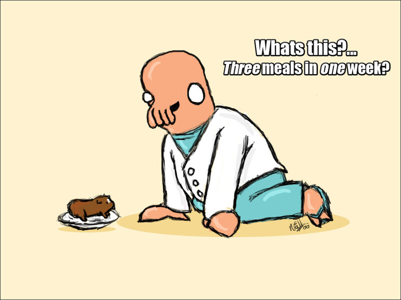 alien with pet on plate