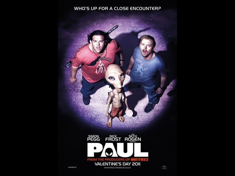 Alien with Two Men