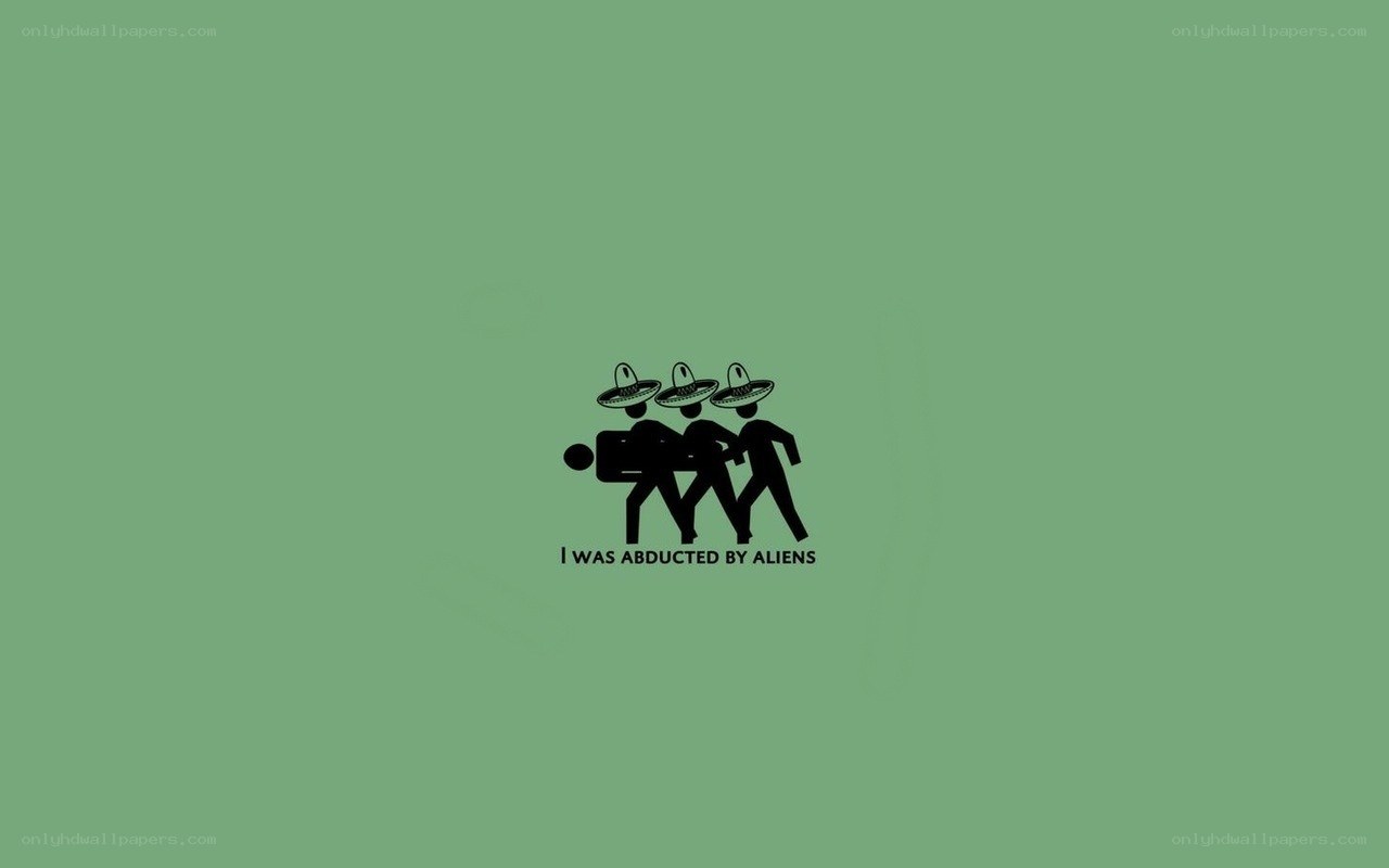 Aliens abducting a person