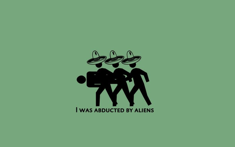 Aliens Abducting Man