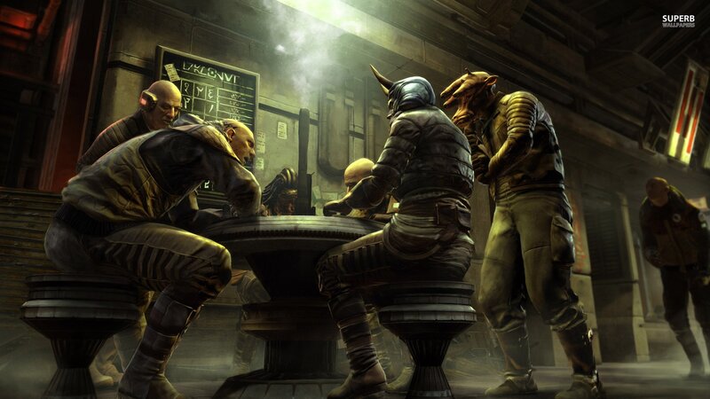 Aliens at a Table
