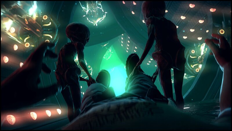 Aliens in a Spaceship — Green