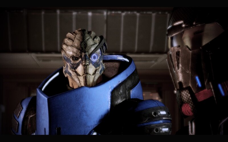 Aliens in Futuristic Armor — Blue