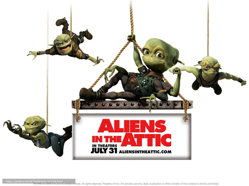aliens in the attic movie poster