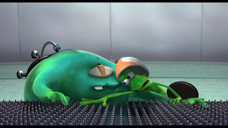 Aliens on a bed of nails